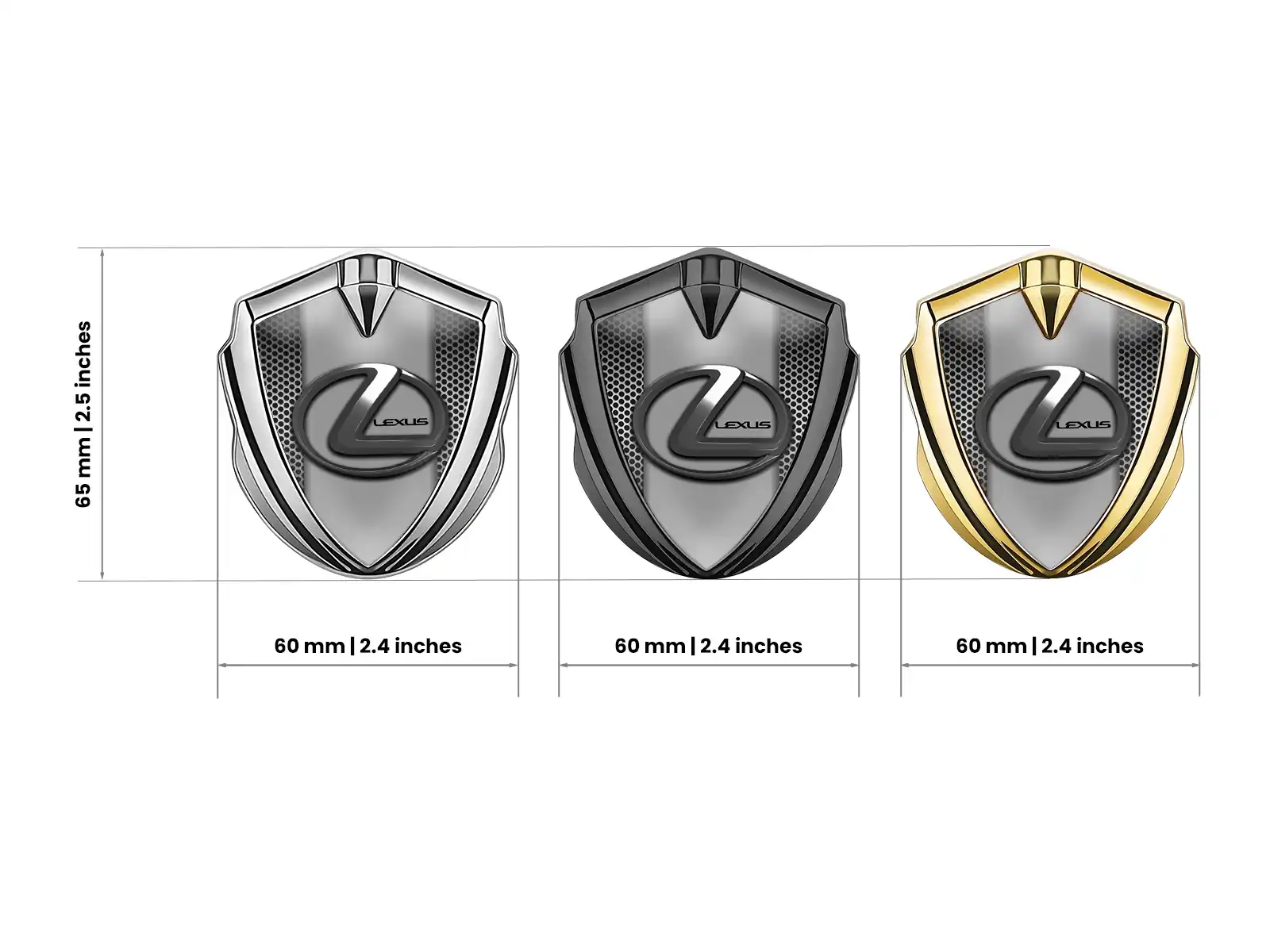 Lexus Emblème Aile Insigne Max Force Haute Qualité